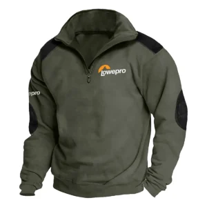 Lowepro Photography Videography Exclusive Logo Tactical Quarter-Zip Sweatshirt Gift For Loves BLPT10125A1LP