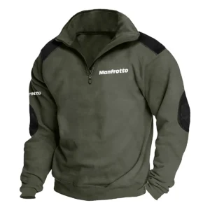 Manfrotto Photography Videography Exclusive Logo Tactical Quarter-Zip Sweatshirt Gift For Loves BLPT10125A1MFT