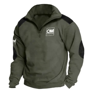 OM SYSTEM Photography Videography Exclusive Logo Tactical Quarter-Zip Sweatshirt Gift For Loves BLPT10125A1OM