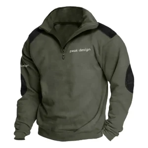 Peak Design Photography Videography Exclusive Logo Tactical Quarter-Zip Sweatshirt Gift For Loves BLPT10125A1PD
