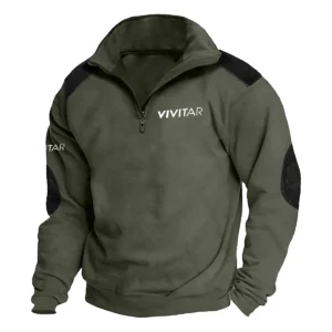 Vivitar Photography Videography Exclusive Logo Tactical Quarter-Zip Sweatshirt Gift For Loves BLPT10125A1VVT
