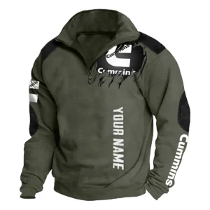 Cummins Gift For Truckers Exclusive Logo Tactical Quarter-Zip Sweatshirt BLT6225CM