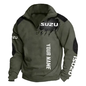 Isuzu Trucks Gift For Truckers Exclusive Logo Tactical Quarter-Zip Sweatshirt BLT6225ISZ
