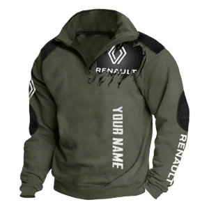 Renault Trucks Gift For Truckers Exclusive Logo Tactical Quarter-Zip Sweatshirt BLT6225RT