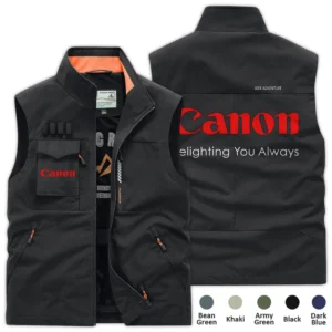 Special Release Canon Photography Videography Outdoor Sleeveless Vest BLPT280924A3CA