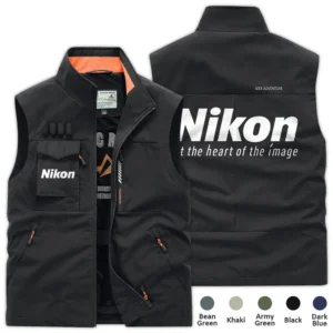 Special Release Nikon Photography Videography Outdoor Sleeveless Vest BLPT280924A3NK