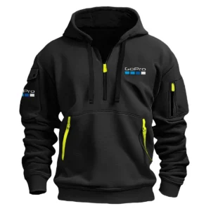 GoPro Photography Videography Exclusive Logo Fashion Hoodie Half Zipper BLPV150524A01GP