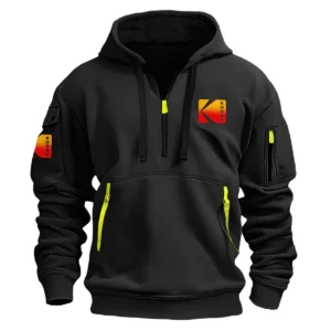 Kodak Photography Videography Exclusive Logo Fashion Hoodie Half Zipper BLPV150524A01KD