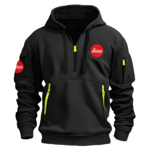 Leica Photography Videography Exclusive Logo Fashion Hoodie Half Zipper BLPV150524A01LC