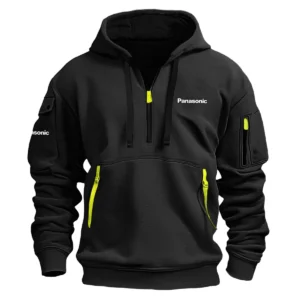 Panasonic Photography Videography Exclusive Logo Fashion Hoodie Half Zipper BLPV150524A01PSN