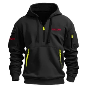Ricoh Photography Videography Exclusive Logo Fashion Hoodie Half Zipper BLPV150524A01RC