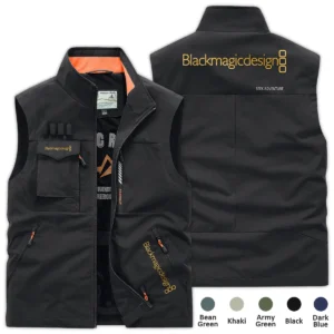 Blackmagic Design Exclusive Logo Photography Videography Outdoor Vest BLPV271024A2BMD