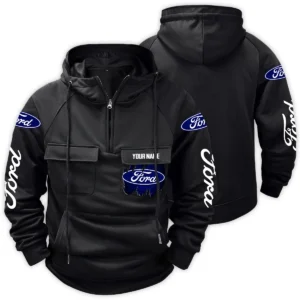 Ford Trucks Gift For Truckers Exclusive Logo Tactical Quarter Zip Hoodie BLT3225FT