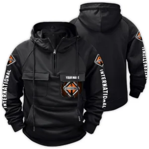 International Trucks Gift For Truckers Exclusive Logo Tactical Quarter Zip Hoodie BLT3225IT