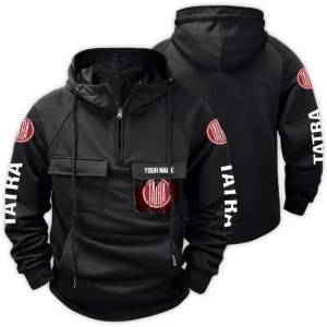 Tatra Trucks Gift For Truckers Exclusive Logo Tactical Quarter Zip Hoodie BLT3225TT