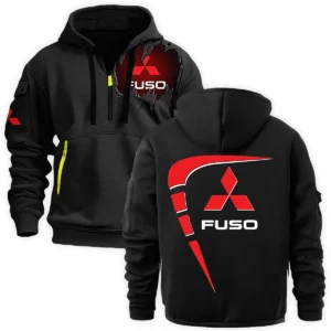 Fuso Gift For Truckers Exclusive Logo Fashion Hoodie Half Zipper BLT5225FUS