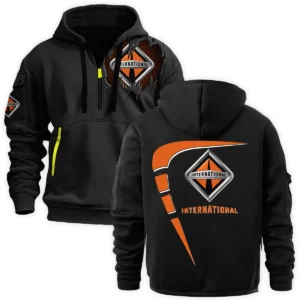 International Trucks Gift For Truckers Exclusive Logo Fashion Hoodie Half Zipper BLT5225IT