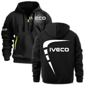 Iveco Gift For Truckers Exclusive Logo Fashion Hoodie Half Zipper BLT5225IVC