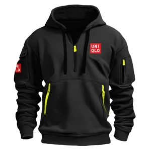 Uniqlo Outdoor Clothing Brand Exclusive Logo Fashion Hoodie Half Zipper BLBR291124A1UNQ