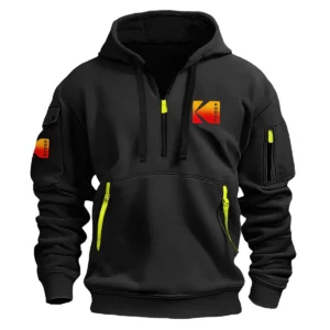 Kodak Photography Videography Exclusive Logo Fashion Hoodie Half Zipper BLNP170724A1KDHHZ
