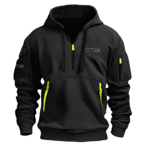 Vivitar Photography Videography Exclusive Logo Fashion Hoodie Half Zipper BLNP170724A1VVTHHZ