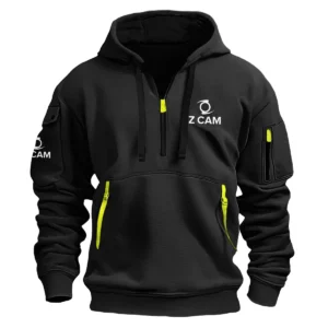 Z Cam Photography Videography Exclusive Logo Fashion Hoodie Half Zipper BLNP170724A1ZCHHZ