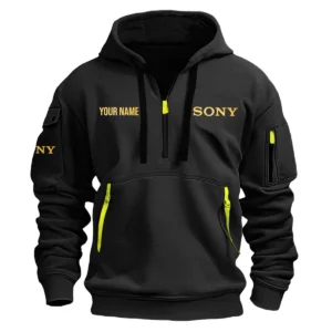 Sony Photography Custom Name Exclusive Logo Fashion Hoodie Half Zipper BLPT141124A1SNHHZ