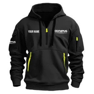 Olympus Photography Custom Name Exclusive Logo Fashion Hoodie Half Zipper BLPT141124A2OLPHHZ