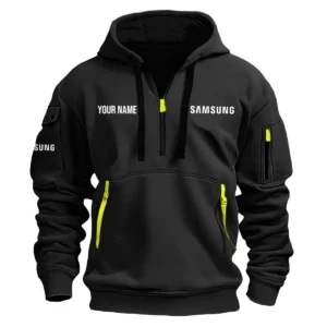 Samsung Photography Custom Name Exclusive Logo Fashion Hoodie Half Zipper BLPT141124A2SSHHZ