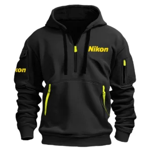Nikon Photography Videography Exclusive Logo Fashion Hoodie Half Zipper BLPT280924A2NK1HHZ