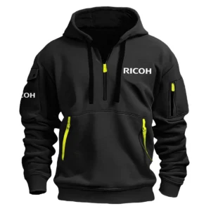 Ricoh Photography Videography Exclusive Logo Fashion Hoodie Half Zipper BLPT280924A2RCHHZ