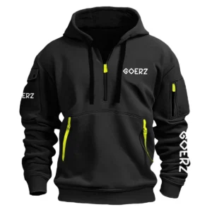 Goerz Optical Photography Videography Exclusive Logo Fashion Hoodie Half Zipper BLPT31124A1GRZHHZ