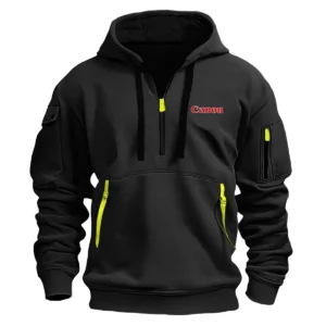Canon Photography Videography Exclusive Logo Fashion Hoodie Half Zipper BLPV9924ACNHHZ