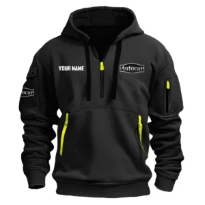 Autocar Trucks Gift For Trucker Exclusive Logo Fashion Hoodie Half Zipper BLT18125ATC