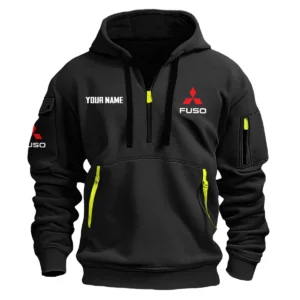 Fuso Gift For Trucker Exclusive Logo Fashion Hoodie Half Zipper BLT18125FUS