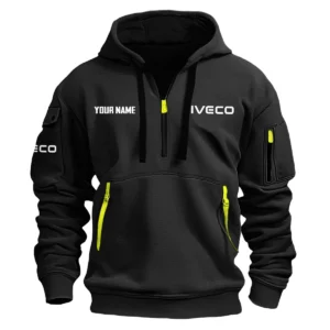 Iveco Gift For Trucker Exclusive Logo Fashion Hoodie Half Zipper BLT18125IVC