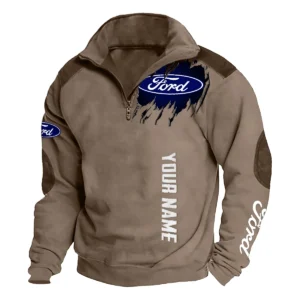 Ford Trucks Gift For Truckers Exclusive Logo Tactical Quarter-Zip Sweatshirt BLT6225FT