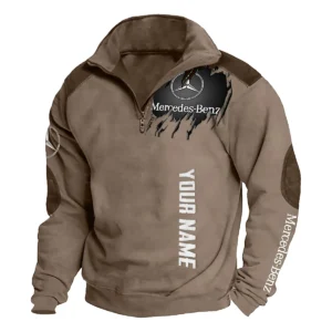 Mercedes-Benz Trucks Gift For Truckers Exclusive Logo Tactical Quarter-Zip Sweatshirt BLT6225MB