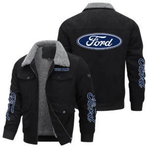 Ford Trucks Gift For Trucker Exclusive Logo Thickened Corduroy Jacket BLT20125FT