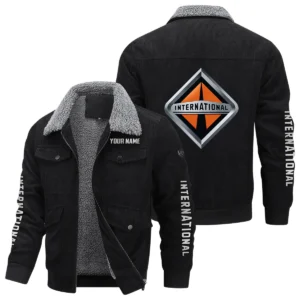International Trucks Gift For Trucker Exclusive Logo Thickened Corduroy Jacket BLT20125IT