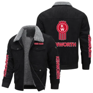 Kenworth Gift For Trucker Exclusive Logo Thickened Corduroy Jacket BLT20125KW