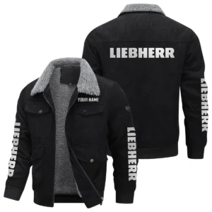 Liebherr Gift For Trucker Exclusive Logo Thickened Corduroy Jacket BLT20125LBH