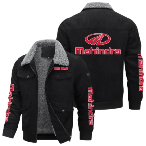 Mahindra Gift For Trucker Exclusive Logo Thickened Corduroy Jacket BLT20125MHD