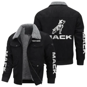 Mack Trucks Gift For Trucker Exclusive Logo Thickened Corduroy Jacket BLT20125MT