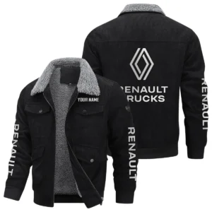 Renault Trucks Gift For Trucker Exclusive Logo Thickened Corduroy Jacket BLT20125RT