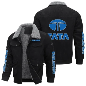 Tata Motors Gift For Trucker Exclusive Logo Thickened Corduroy Jacket BLT20125TM