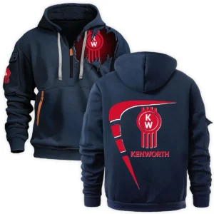 Kenworth Gift For Truckers Exclusive Logo Fashion Hoodie Half Zipper BLT5225KW