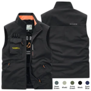 Yashica Photography Videography Exclusive Logo Outdoor Vest BLNP170724A1YSCOSV