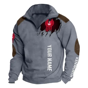 Kenworth Gift For Truckers Exclusive Logo Tactical Quarter-Zip Sweatshirt BLT6225KW
