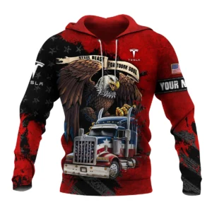 Tesla Semi Gift For Truckers Exclusive Logo Hoodie BLT11225A1TESHD